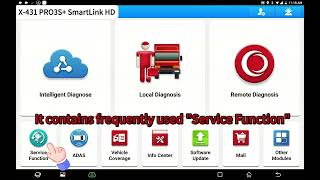 LAUNCH X431 PRO3S SmartLink HD  Service Function [upl. by Hobbie]