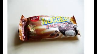 ALGIDA UK NOGGER ICE CREAM SANDWICH [upl. by Aihsekin]