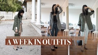 A Week in Outfits 7  Busy Week of Work Shopbop Press Preview  La Mer MasterClass  Mademoiselle [upl. by Maharg948]