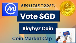 Coin Market Cap Me Vote Kaise kare  SGD Token ko Vote Kaise kare  Skybyz Coin SGD Token [upl. by Fondea371]