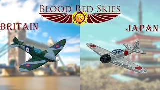 Britain vs Japan  Episode 6  Blood Red Skies Battle Report  The Revenge of Paul [upl. by Bedell]