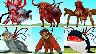 ALL NEW ZOOCHOSIS MONSTERS ANIMALS amp JUMPSCARES in Garrys Mod 19 [upl. by Rollin]