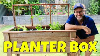 How to Build a Planter Box  Easy DIY Project [upl. by Raseac333]