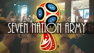 FIFA 2018 Moscow fans singing live seven nation army  po po po [upl. by Eelarac]