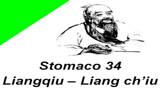 agopuntura st 34 lianqiu meridiano stomaco agopuntura roma medicina tradizionale cinese mtc [upl. by Omoj]