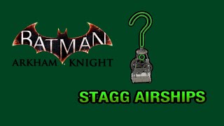 BatmanArkham Knight  Collectibles  All Riddler Trophies  Stagg Airships [upl. by Savil13]