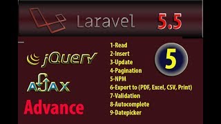 Laravel 55 Advance Datatable With NPM Installer part 5 [upl. by Detta995]