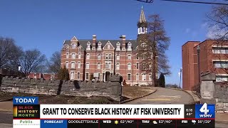 Grant to conserve Black history at Fisk University [upl. by Onirefez]