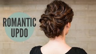 How ToCurly Romantic Updo [upl. by Alur]