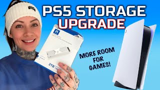 How to UPGRADE PS5 STORAGE for more games and downloads [upl. by Loy]