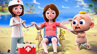 Baby Born Song  Mommy Gives Birth On The Beach  Kids Songs amp More Nursery Rhymes  Songs for KIDS [upl. by Oicirbaf]