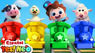 Animales en el Chu Chu Tren  Yes Neo  Canciones Infantiles  BabyBus en Español [upl. by Namhcan974]