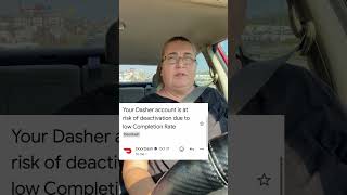 Possible DoorDash deactivation doordash deactivateaccount juststop [upl. by Slemmer]