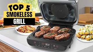 Top 5 Best Indoor Smokeless Grill Reviews 2023 [upl. by Adriel]