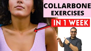 Get Collar Bone Visible in One Week  5 Easy Collar Bone Exercises  Collarbone Workout at Home [upl. by Dixie883]