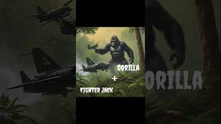 🦍 Gorilla  Fighter Jack 🛩️ Wait for end combination 🤩☠️ freefire gaming ff edit entertainment [upl. by Desma]