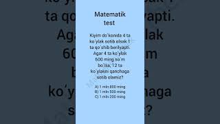 Qiziqarli matematik test  Siz buni topa olasizmi [upl. by Aisila448]