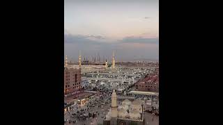 To view of madinah with Azan 😭😭🕊️🌷💕 [upl. by Lemuelah485]