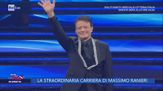 La straordinaria carriera di Massimo Ranieri  La Vita in diretta  06012023 [upl. by Htesil]