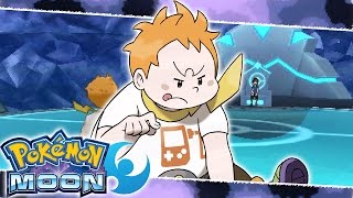 Pokemon SunMoon  Alola Champion Title Defense Battle Vs Sophocles [upl. by Nylicaj]