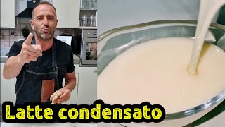 LATTE CONDESATO fatto in casaIdeale per gelati e semifreddiRicetta facile per tutti [upl. by Natala]