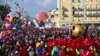 Carnevale di Viareggio 2014  Sintesi del 2° corso mascherato [upl. by Hoashis]