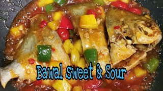 Ikan Bawal Masam Manis Fish Sweet amp Sour [upl. by Naujuj551]