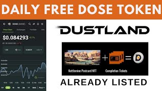 Dustland Free NFT  Earn Daily Dose Token 20  Already Listed Token  Dustland NFT Airdrop 2022 [upl. by Sparks]