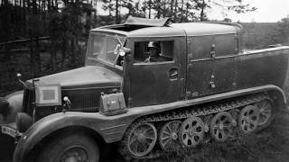 HalfTrack Artillery Tractor  SdKfz 11 ww2 halftrack german [upl. by Sharia]