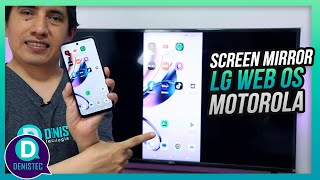 Compartir pantalla de Motorola a Smart Tv LG con WEB OS [upl. by Gudren]