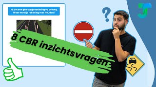 8 CBR Inzichtvragen  CBR Auto Theorie Examen 2023 [upl. by Nimoynib]