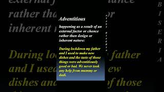 meaning of adventitious by Ayant Biseria puneetbiseria [upl. by Willett535]