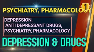 DEPRESSION ANTI DEPRESSANT DRUGS PSYCHIATRY LECTURES PHARMACOLOGY LECTURES INICET NEETPG [upl. by Engapmahc]