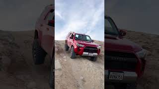 4runner Off Road Going Down Diablo Drop Off  Anza Borrego CA [upl. by Yemac]