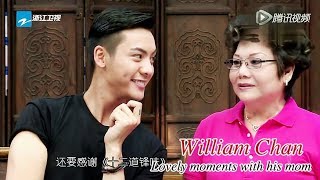 EngSub William Chan and his love for his mom Lovely moments from interview and shows [upl. by Idner]