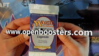 Legends Booster opened English I can actually read the cards well sort of [upl. by Magnuson]