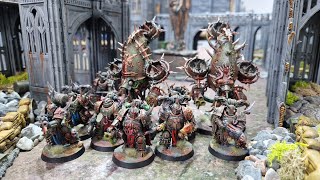 Chaos Space Marines vs Death Guard Warhammer 40k battle report [upl. by Diskson589]