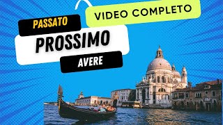 PASSATO PROSSIMO PASADO EN ITALIANO AUXILIAR AVERE VERBOS TRANSITIVOS EXPLICACIÓN COMPLETA [upl. by Ztnarf574]