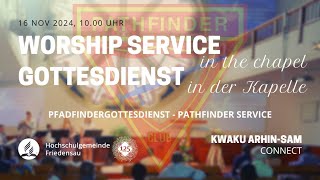 Gemeinsamer Gottesdienst  combined church service Start 1000 Uhr  16 Nov 2024 [upl. by Wanyen]