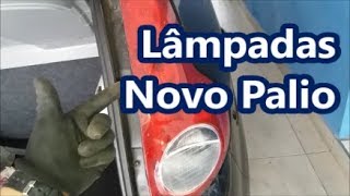 ✅ Como trocar LÂMPADAS traseiras  NOVO PALIO [upl. by Ulyram]