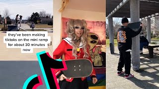 CRINGIEST Skateboard TikToks  TikTok Poser Compilation Part 3  HARDFLIPSTV [upl. by Jaime]