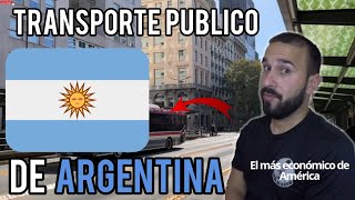 CUBANO🇨🇺 REACCIONA al Transporte PUBLICO en ARGENTINA 🇦🇷 El más barato de AMÉRICA 😳AlirioReal [upl. by Blaise832]