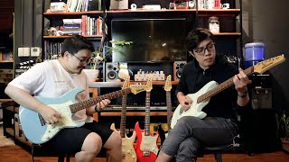 Bonfire  AOUI Ibanez AZES Guitar Playthrough [upl. by Dlorah348]