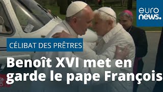 Célibat des prêtres  Benoît XVI met en garde le pape François [upl. by Attaynek]