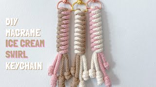 DIY llavero de CORAZON en MACRAME paso a paso  DIY Macrame Heart Keychain Tutorial [upl. by Bob]