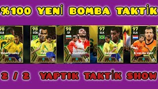 PES 2024 MOBİLE 100100 TAKTİK  İKİDE İKİ YAPTIM EPİC  RCARLOS  CAFU H STOİCHKOV  R VVAARD [upl. by Udall]