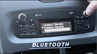 How to Pair Bluetooth Phones to Car Radios  Renault Vauxhall Nissan [upl. by Naimerej5]