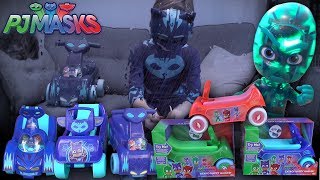 PJ Masks NEW RideOns Make Catboy Cross Disney Junior [upl. by Ecilef539]