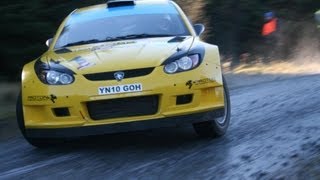 ScottishBritish Rally Highlights 2012  crashes and mistakes HD [upl. by Abrahan]