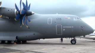 Antonov AN70 At Paris Air Show 2013 [upl. by Elisee]